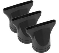 JOINPAYA Ugello Concentratore Stretto per Asciugacapelli in Nylon Nero 3 Pezzi, Accessori per Styling Professionale da Salone 4,5 CM