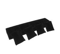 JOINPAYA Vassoio Portaoggetti per Gioielli Cuscino Rimovibile Scatola Porta Braccialetti e Orologi Organizer Compatto Nero per Esposizione e Conservazione in Casa e Viaggio