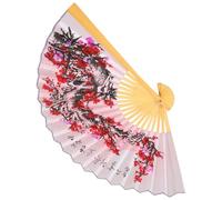 JOINPAYA Ventaglio di Carta Gigante Pieghevole da Appendere, Decorazione Murale Struttura in bambù per Arredamento Casa e Studio Fotografico