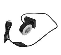 JOINPAYA Webcam USB 1080p Luce ad Anello per Computer e Monitor | ABS e Lente in Vetro, Regolazione Touch della Luminosità, per Riunioni, Lavoro Remoto e Insegnanti