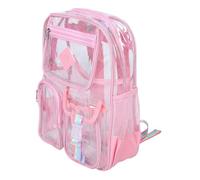 JOINPAYA Zaino Trasparente Chic Pvc Con Spallacci Regolabili Mini Backpack Per Concerti Festival Spiaggia Design Fashion e Comfort