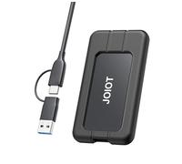 JOIOT SSD portatile da 512 GB fino a 2000 MB/s USB-C USB 3.2 Gen 2x2 SSD esterno con custodia protettiva antiurto Tipo-C Unità a stato solido esterna impermeabile portatile per PC/Mac