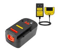 Joiry 18 V 3,5 Ah NI-MH Batteria e caricatore per Black and Decker A1718 A18NH HPB18 HPB18-OPE A18 Firestorm A18 FS180BX FS18BX FS18FL FSB18 244760-00