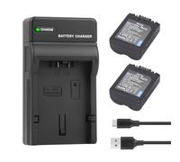 Joiry 2X CGA-S006E DMW-BMA7 batterie con caricatore per Panasonic Lumix DMC-FZ50 FZ50 DMC-FZ7 DMC-FZ8 DMC-FZ18 DMC-FZ28 DMC-FZ30 / V-LUX 1 fotocamera