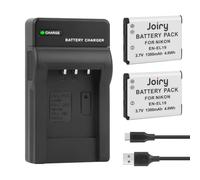 Joiry 2X EN-EL19 batterie e caricabatterie per Nikon Coolpix S33 W150 A100 S6900 S370 S2600 S2700 S2800 S3600 S6800 S4400 S6600 S3300 S6400 S4200 S4300 Fotocamere