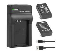 Joiry 2X EN-EL20 batterie e caricabatterie EN-EL20a per Nikon Coolpix P1000, P950, 1 AW1, 1 J1, 1 J2, 1 J3, 1 S1, 1 V3, DL24-500, Coolpix A, 1300mAh