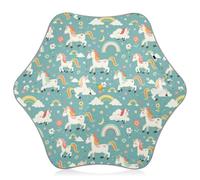 Joitme Cartoon Unicorni Arcobaleni Fiori Verde Pioggia Ombrelli, Bambini Ombrello Ragazzo, Sun Umbrella Protezione UV