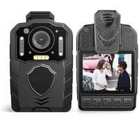 JOJIDE Bodycam, Body Camera Batteria da 3000 mAh for riprese video Videocamere Mini telecamera indossata sul corpo con visione notturna(Camera 16GB)