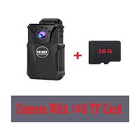 JOJIDE Bodycam, Mini fotocamera for il corpo, fotocamera for collare di polizia portatile for visione notturna Full HD 1080P, registrazione audio, scatta foto, videoregistratori(Camera with 16GB)
