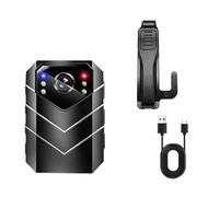 JOJIDE Bodycam, Mini telecamera corporea Full HD con visione notturna, videoregistratore sportivo DV, videocamere di sicurezza for l'applicazione della legge(Z2 B)