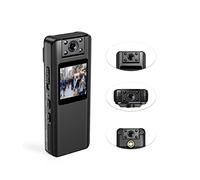 JOJIDE Fotocamera corporea, A22 Mini fotocamera digitale Schermo 1080P HD Visione notturna magnetica portatile Piccola videocamera Bodycamera Sport all'aria aperta Camara(Camera 32GB)