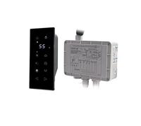 JOJIDE Generatore di Vapore, 3kw. Generatore della Sauna del Bagno di Vapore del Bagno della Doccia Diviso for Il Bagno Home Spa Impermeabile IP4. Controller a Vapore Nero.