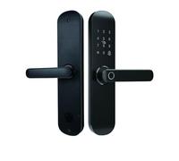 JOJIDE Serratura Smart, Blocco Biometrico delle Impronte Digitali, Ingresso di Sicurezza Smart Door Lock Password RFID App TTLOCK(Bronze 30X240 6068)