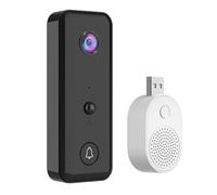 JOJIDE Video Doorbell, Campanello con telecamera, videocitofono wireless bidirezionale, rilevamento del movimento PIR for la casa