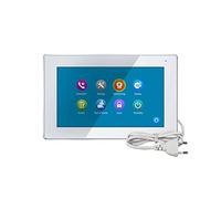 JOJIDE Video Doorbell, di videocitofono Tuya Smart Alimentatore integrato Videocitofono Full Touch Screen Telecamera super grandangolare(J-B6-M721WA-B)