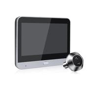 JOJIDE Video Doorbell, Mini telecamera bidirezionale con campanello Wi-Fi, video intelligente, spioncino, rilevamento del movimento PIR, app, visualizzazione remota