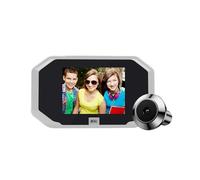 JOJIDE Video Doorbell, Spioncino digitale da 3,5 ", telecamera for porta, grandangolo da 120 gradi, sorveglianza esterna(Silver 64G)