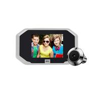 JOJIDE Video Doorbell, Spioncino digitale da 3,5 ", telecamera for porta, grandangolo da 120 gradi, sorveglianza esterna(Silver)