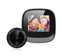 JOJIDE Video Doorbell, Spioncino elettronico con schermo LCD da 2,4", campanello, telecamera notturna a infrarossi, telecamera digitale for porta
