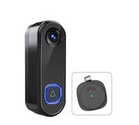JOJIDE Video Doorbell, TUYA Video Campanello Wireless Campanello for Porta Esterna Fotocamera AC DC Power 1080P Videocitofono Impermeabile IP65(Option 4)