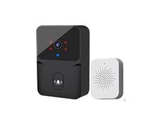 JOJIDE Video Doorbell, Tuya Videocamera campanello Videocamera campanello wireless con batteria ricaricabile a 2 vie 1080P HD(Black Color)