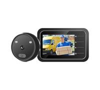 JOJIDE Video Doorbell, Videocitofono con spioncino intelligente da 2,4 pollici, registrazione automatica, suoneria elettronica, videocitofono con visione notturna a infrarossi HD
