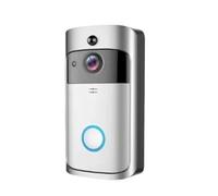 JOJIDE Video Doorbell, Videocitofono di sicurezza con telecamera WIFI wireless for casa intelligente HD 720P, campanello con visione notturna a infrarossi(Silver)