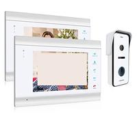 JOJIDE Video Doorbell, Videocitofono HD1080P da 7 pollici con di videocitofono con sblocco del supporto della telecamera for campanello cablato ad alta definizione(2M1D)