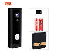 JOJIDE Video Doorbell, Videocitofono videocamera Tuya Smart Home campanello senza fili 1080P batteria citofono videocamera Mini citofono appartamento(Option 6)