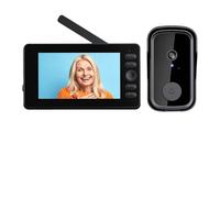 JOJIDE Video Doorbell, Videocitofono wireless 1080P, campanello intelligente WiFi, Bluetooth 2.4G, display IPS da 4,3 pollici