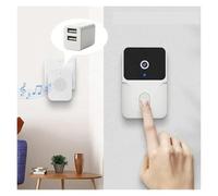 JOJIDE Video Doorbell, Videocitofono wireless con telecamera Wi-Fi e visione notturna, sicurezza domestica intelligente, campanello HD for esterni(WHITE)