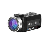 JOJIDE Vlog Camera, Fotocamere digitali da 56 MP for webcam in streaming live 4K Vlog Registrazione video Videocamera fotografica Registratore Visione notturna(32G SD Card,Noir)