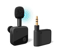 JOJIDE Vlog Camera, Microfono lavalier wireless compatibile con microfono wireless for la riduzione del rumore video Ph for la registrazione(For camera)