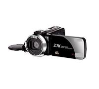 JOJIDE Vlog Camera, Videocamera portatile Zoom 16X Uso domestico Videoregistratore Vlog digitale 1080P Telecamere esterne for fotografia Blogger Webcam(128G SD Card,Blauw)