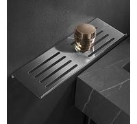 JOJMIDO Mensole da Bagno sospese per Doccia, punzonatura, Bagno dell'hotel, Shampoo, Porta Asciugamani, scolapiatti, Montaggio a Parete, Organizer per Cosmetici, mensole da Cucina, antiruggine/spaz