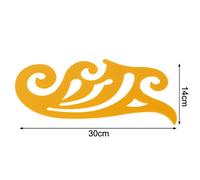 jojnsha 20/25/30cm Modello Curva Francese Righello Redazione Sarto Fornitura Righelli per Cucire per Quilting Antiscivolo A Forma L