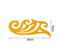 jojnsha 20/25/30cm Modello Curva Francese Righello Redazione Sarto Fornitura Righelli per Cucire per Quilting Antiscivolo A Forma L