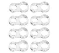 jojnsha Aggiornamenti Silicone Chiaro Parete Schermatura Rumore Smorzamento Fermaporta Proteggere la parete dalle manopole della porta Colpire Semplice Installazioni