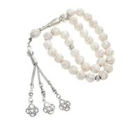 jojnsha Bracciale Turchese Bracciale Unisex Gemme Naturale Per Le Donne Gioielli Meditazione 33 Blessing Rosario Perline Braccialette Religiose Per Uomini Donne Cristiane