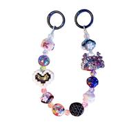 jojnsha Collana alla moda con ciondolo in resina per cellulare cordino per donne e uomini cinturino per telefono anti-caduta gioielli cinturino anti-perdita alla moda leggero polso elegante, Misura