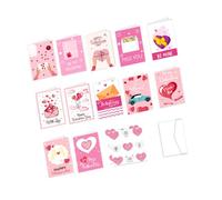 jojnsha Confezione da 12 biglietti con area per note d ' amore per la tua metà Carte uniche