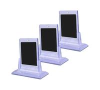 jojnsha Custodia spessa per carte da 35 punti, con supporto stabile, per collezionisti, per mostrare carte di valore, supporti robusti con base, perfetta per lo sport e il trading