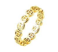 jojnsha Moneta In Acciaio Inossidabile Oro Argento Placcato Cinque Imperatori Uomini Donne Indici Retrò In Difficoltà Dita Wufu Rame