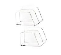 jojnsha Organizer per Lettere in Acrilico a Doppio Strato per Documenti Posta Forniture per Ufficio Scaffale per Trasparenza a 2 Livelli per Articoli Cancelleria per Ufficio E Casa