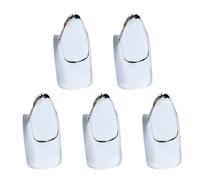 jojnsha Pacchetto 5 Per Chiodi Esagerati Perfetti Halloween Cosplay Gioielli Elegante Accessorio Presente Amante Della Giovanile Guardia Unghie Metal