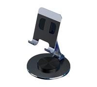 jojnsha Porta Del Telefono In Alluminio Stabile E Portatile Con Base Rotante A 360 ° Perfetta Per La Visualizzazione Video Gioco E Ricetta Che Controlla Supporto Per Telefono In Lega Regali