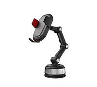 jojnsha Porta del Telefono per Auto Portatile Socchia D Mount Clip Mobile Mobile Staffa Sollet Stende 360 °-Porta della Staffa Aspirazione per Aspirazione Rota Le Luci
