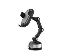 jojnsha Porta del Telefono per Auto Portatile Socchia D Mount Clip Mobile Mobile Staffa Sollet Stende 360 °-Porta della Staffa Aspirazione per Aspirazione Rota Le Luci