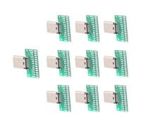 jojnsha Professional 24pin Soldabile Tipo C Female USB 3.1 Aggiornamenti della Scheda Prova per L'analisi Prototipazione E Ricarica Ingegneristica Interfacce Test PCB Universali per La Ricarica