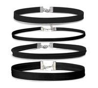 jojnsha Set Chiare Nere Nicchia Set 4 Collane Eleganti Alla Delicata A Catena Clavicole Per Catene Gioielli Accessori Donne Le Donne Girocollo Alla